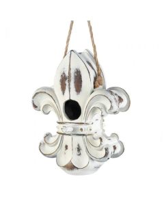 FLEUR DE LIS BIRDHOUSE